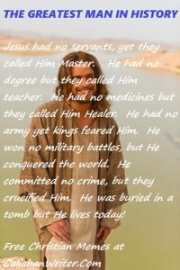 Jesus Christ The Greatest Man To Live!